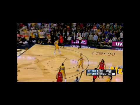 Westbrook BUZZER BEATER 4/9/17 Nuggets vs Thunder