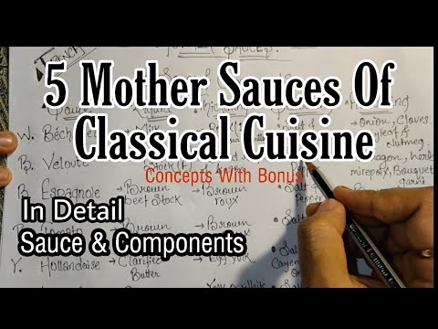 5 Mother Sauces In Detail  | Hotel Management Tutorial In Hindi | Culinary