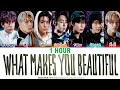 [1 HOUR] ENHYPEN (엔하이픈) - What Makes You Beautiful (Original by One Direction) Lyrics [Color Coded]