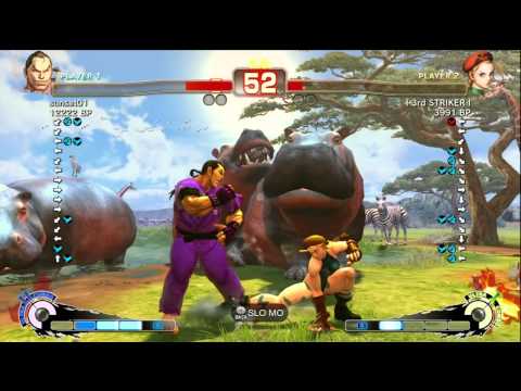 sunset01 [Dan] vs I 3rd STRIKER I [Cammy] SSF4 Japanese Online Ranked Matches - TRUE-HD