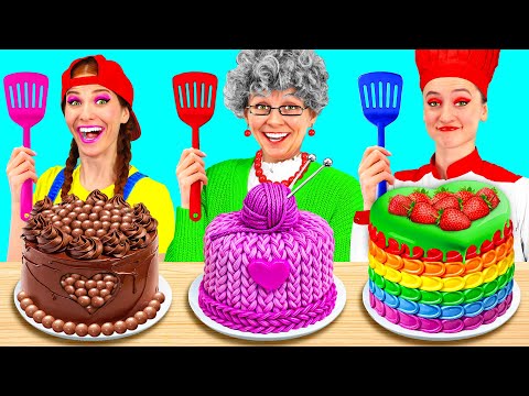 Me vs Grandma Cooking Challenge | Funny Food Situations by PaRaRa Challenge