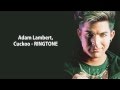 Adam Lambert - Cuckoo - RINGTONE 