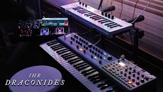 D R A C O N I D E S - Cobalt 8x, Cycles, Keystep 37, Pedal Board - Deep Ambient #synthjam
