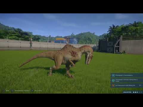 Jurassic World Evolution 1 indoraptor vs spinoraptor