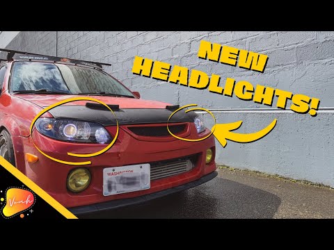 New Headlights for the Turbo Protege5!