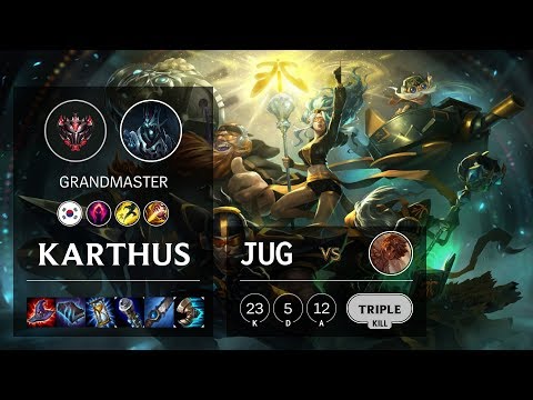 Karthus Jungle vs Taliyah - KR Grandmaster Patch 10.3