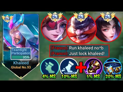 INSANE GLOBAL KHALEED BUILD TO DESTROY THESE 3 ANNOYING HEROES! (NEW ROAM META GUIDE) - MLBB