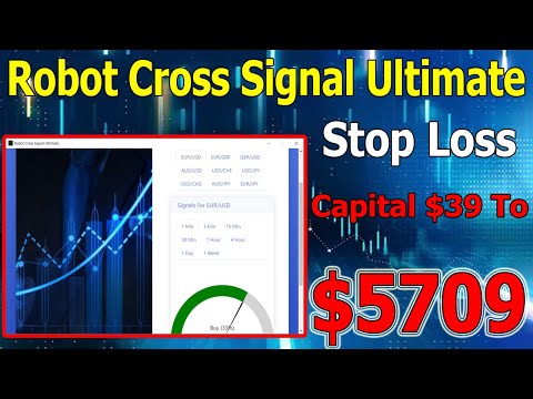 IQ Option Robot Cross Signal Ultimate New Version - Stop Loss | Capital $39 to $5709