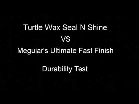 Turtle Wax Seal N Shine VS Meguiar's Ultimate Fast Finish - 1month Durability Test