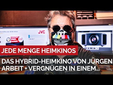 Das Hybridkino von Jürgen - Arbeit und Vergnügen in einem Raum. Geplant und gebaut von uns.