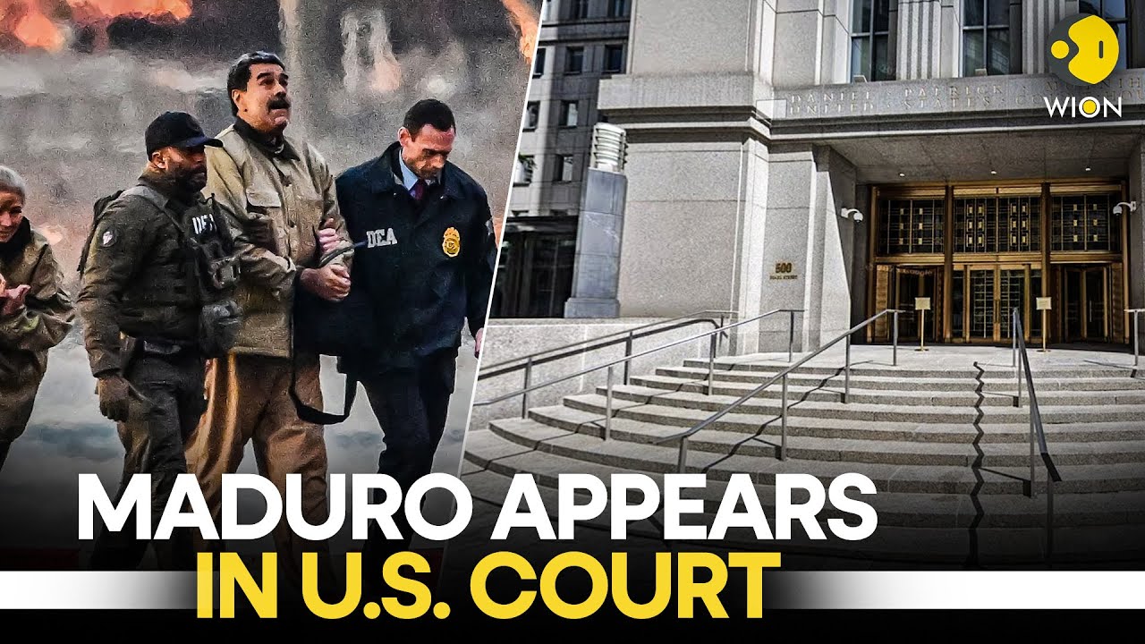 US Strikes Venezuela LIVE: Maduro Appears In New York Court To Face Narco-Terrorism Charges | WION