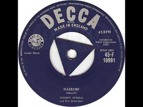 UK New Entry 1958 (42) Tommy Steele & The Steelmen - Nairobi