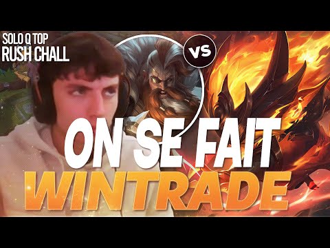 [RUSH CHALL S13] ON SE FAIT WINTRADE AVEC 4ZR ? Kennen vs Olaf