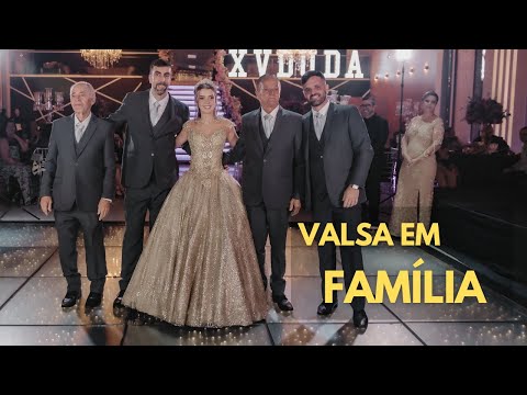 Valsa Emocionante de 15 Anos com Avôs, Tio e Padrinho (A Thousand Years)