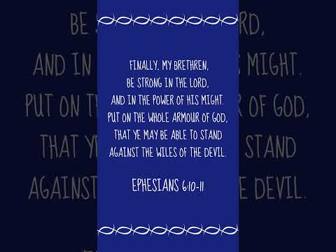 Ephesians 6:10-11 ✝️ Bible Verse of the Day