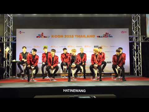 180929 Wanna one Meet & Greet Kcon 2018 Thailand