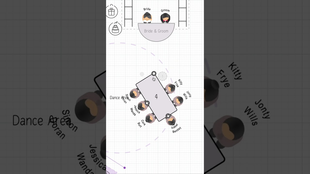 Wedding Reception Seating Chart  #seatingarrangement #seatingarrangements #seatingchart #wedding