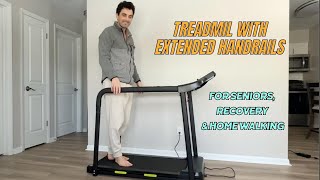 Treadmill for Seniors & Recovery with Long Handrails & All Features You Need - Full Review