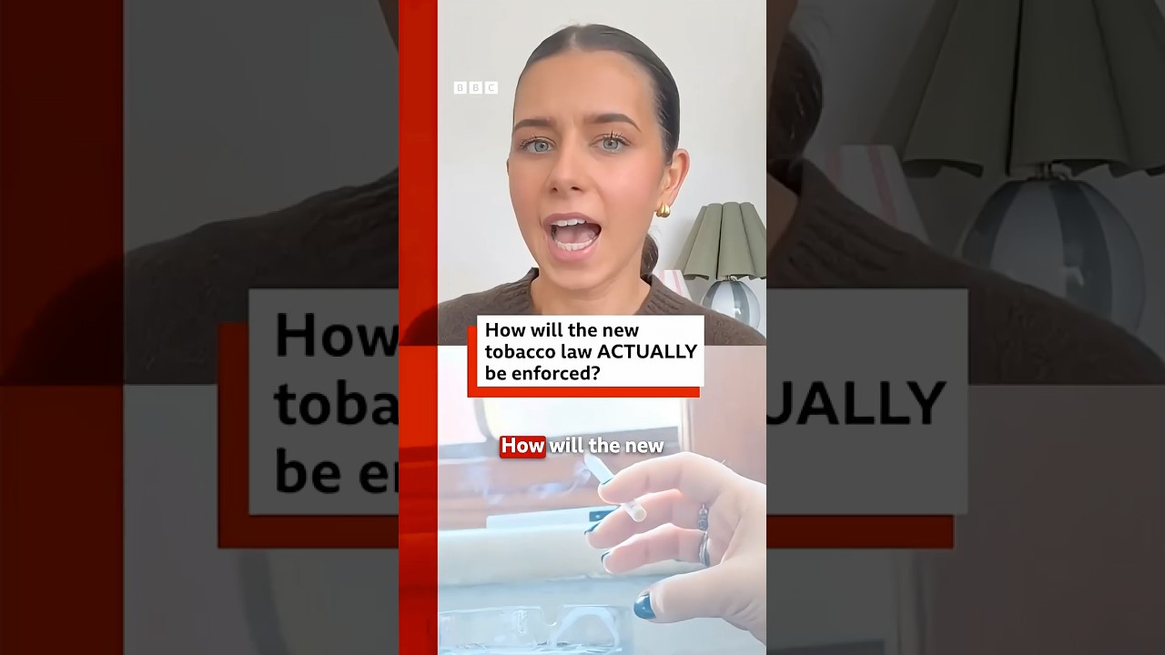 How new tobacco law in UK will be enforced. #BBCNews