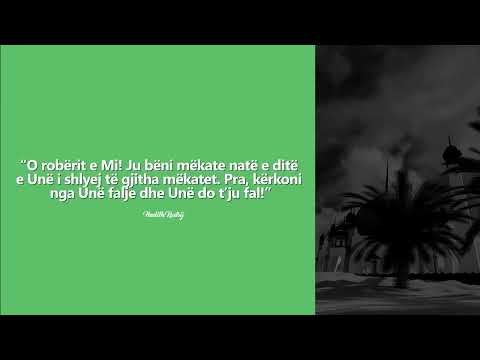 04. (HADITH) O robërit e Mi! Ju bëni mëkate natë e ditë, e Unë i shlyej të gjitha mëkatet..