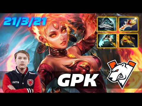 VP.gpk Lina [21/3/21] FIRE CARRY - Dota 2 Pro Gameplay [Watch & Learn]