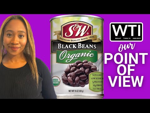 S & W Canned Organic Black Beans - WTI product video review