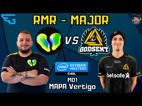 00Nation vs GODSent (Vertigo Map - BO1) Brazil x Brazil RMR - Broadcast by Gaules and mch