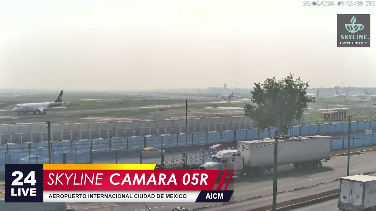 Live webcam view of AICM Runway 05R Plane Spotting