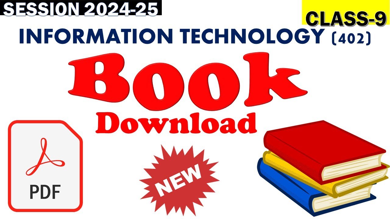 Class 9 IT Book pdf download for Session 2024-25 | IT 402 |