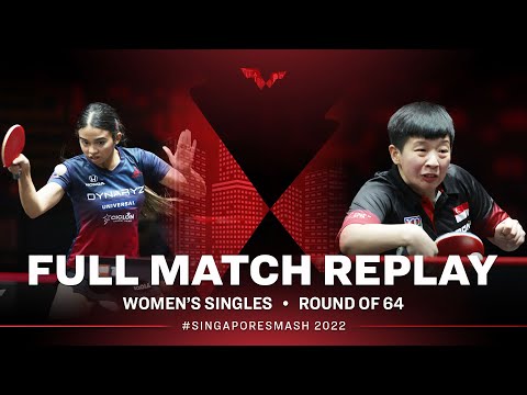 FULL MATCH | DIAZ Melanie (PUR) vs ZENG Jian (SGP) | WS R64 | #SingaporeSmash 2022