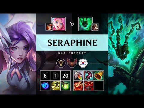 Seraphine Support vs Thresh - KR Grandmaster Patch 25.17