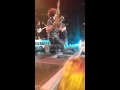 Bruce Springsteen and Jake Clemons collide