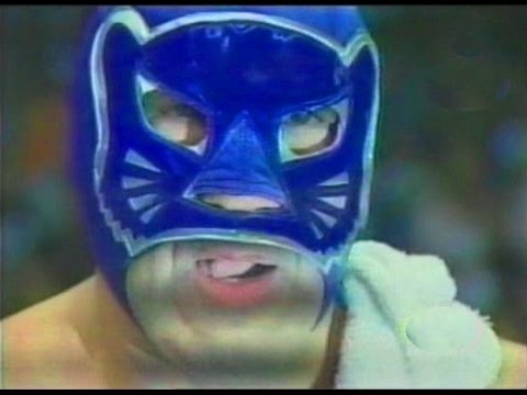Villano IV vs Blue Panter, máscara vs máscara