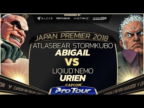 AtlasBear StormKubo (Abigail) vs Liquid`Nemo (Urien) - Japan Premier Top 32 - SFV - CPT 2018