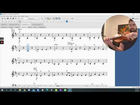 Sunchasers VIOLIN III (half-tempo tutorial)