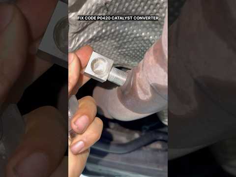 How To Bypass Catalytic Converter Fix Code P0420 #p0420 #shortvideo