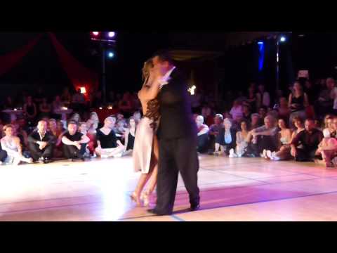  Mariana Montes  and  Sebastian Arce  are  dancing  to  "  Poema  "  by  Francisco Canaro  at  Cophenhagen Tango Festival  in  2015