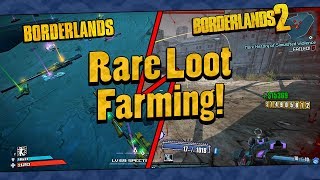 Borderlands 1 And 2 | Rare Loot Farming Funny Moments And Drops