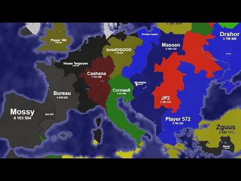 The Canada Empire Conquers Europe! Territory Games io - Territorial IO Winning Strategy!