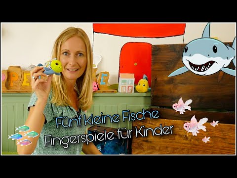 🐟 Fünf kleine Fische I Fingerspiele für Kinder I Fingerspiele im Kindergarten I Kita I Für Babys