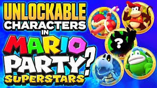 Unlockable Characters In Mario Party Superstars? (Dry Bones, Diddy Kong & MORE!)