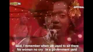 Boney M   No Woman No Cry lyrics