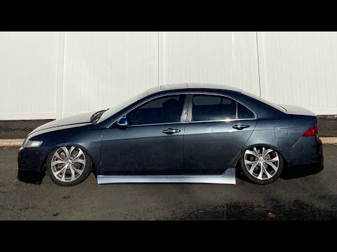 Acura TSX 2004 Truhart Bag Over Coil Air Suspension Install