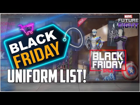 [MFF Hindi] BLACK FRIDAY MUST HAVE UNIFORM LIST GUIDE! Best For You! - Marvel Future Fight
