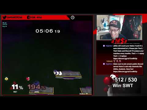 B&T (Sheik, Falco) vs Amsa | Slippi Ranked SSBM