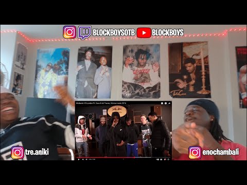 Midlands VS London Ft. Dave & AJ Tracey | Grime-A-side 2016 - REACTION