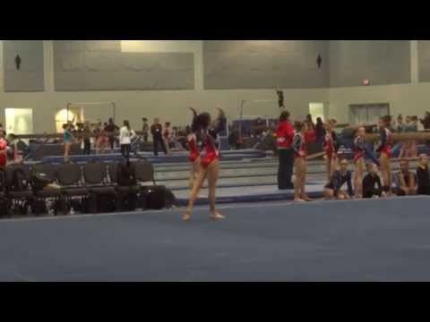 Hannah Nipp Level 9 Gymnastics Floor - Gliders Invitational 2014