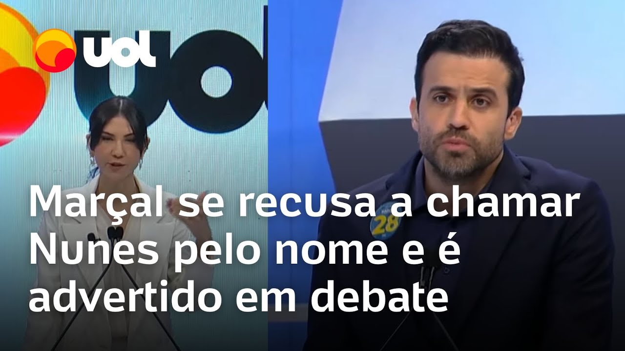 Pablo Marçal se recusa a chamar Ricardo Nunes pelo nome e é advertido por mediadora em debate RedeTV