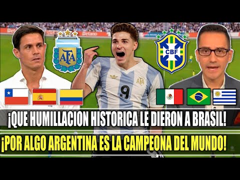A crushing result! The international press is amazed by Argentina's performance after beating Bra...