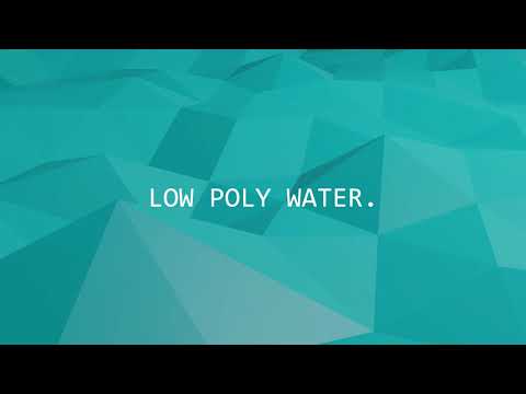 Low poly water Blender